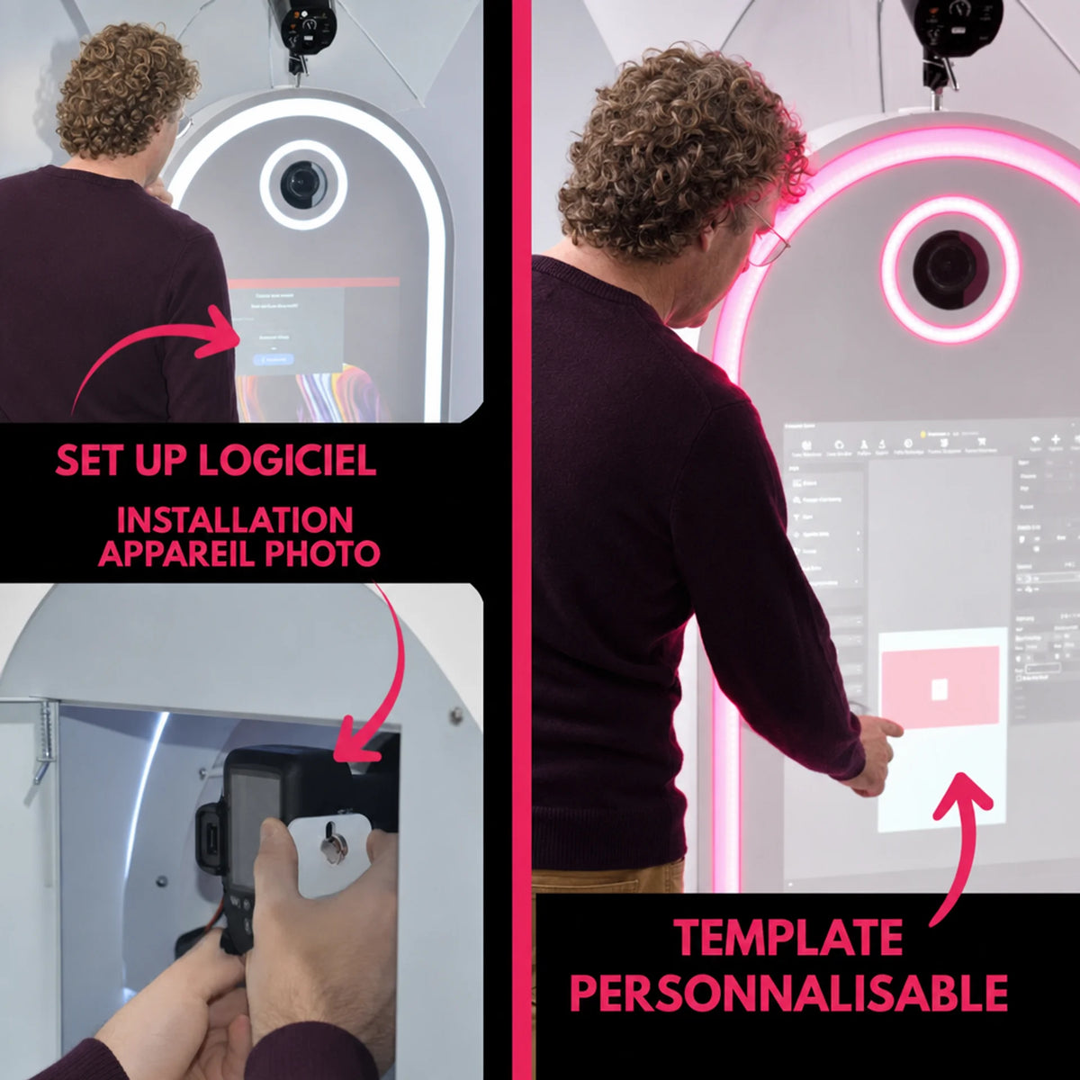 Iris Photobooth | Borne Miroir