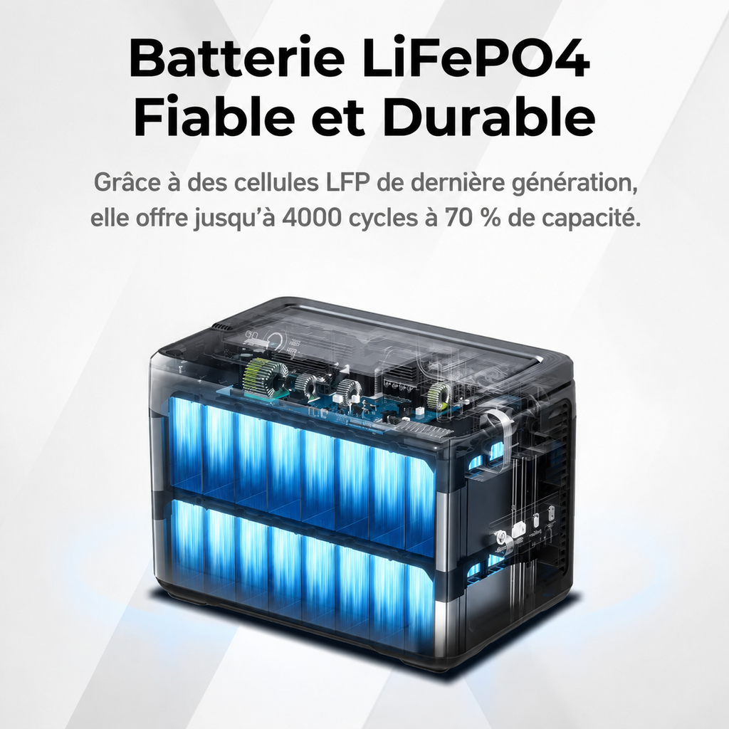 Batterie externe Pro 1800 W – Photobooth sans prise secteur