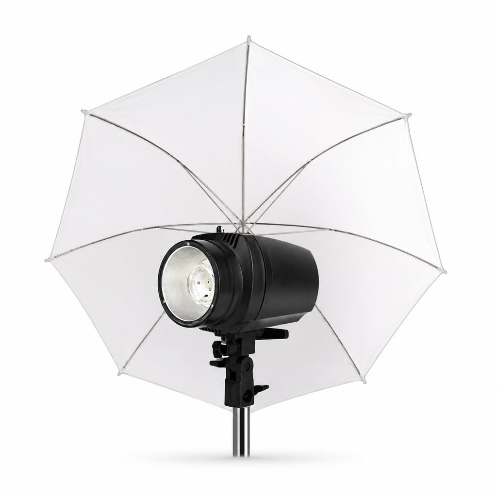 Flash Studio 180W — Kit Parapluie & Déclencheur sans fil