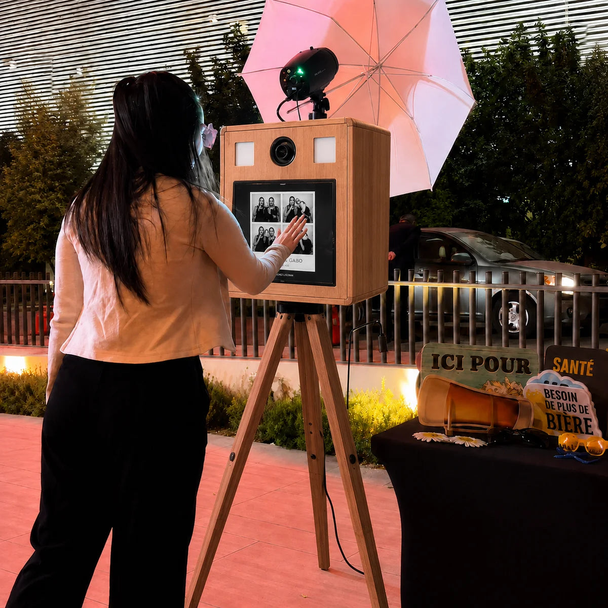 Robin Photobooth| Borne Compacte