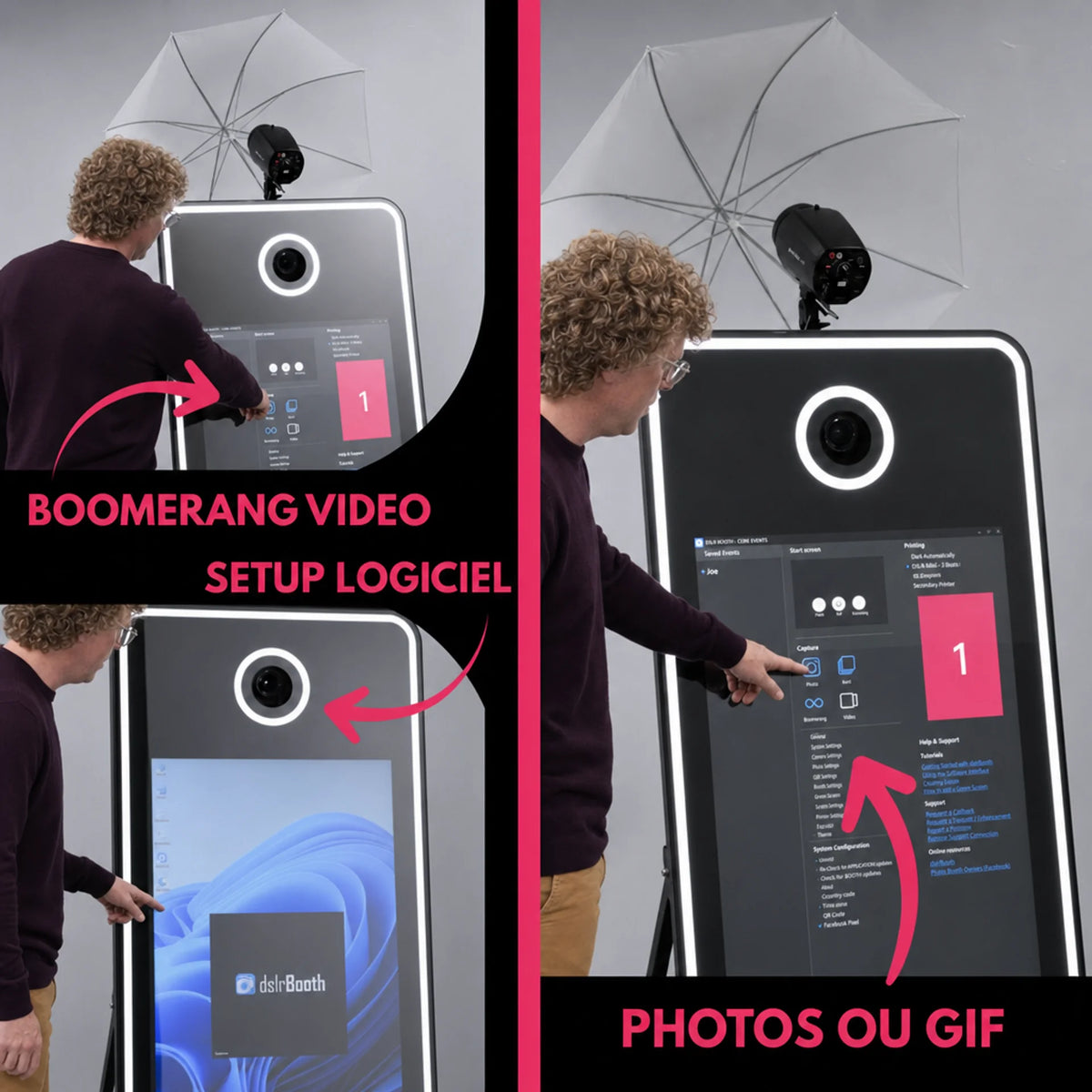 Orion Photobooth | Borne Miroir