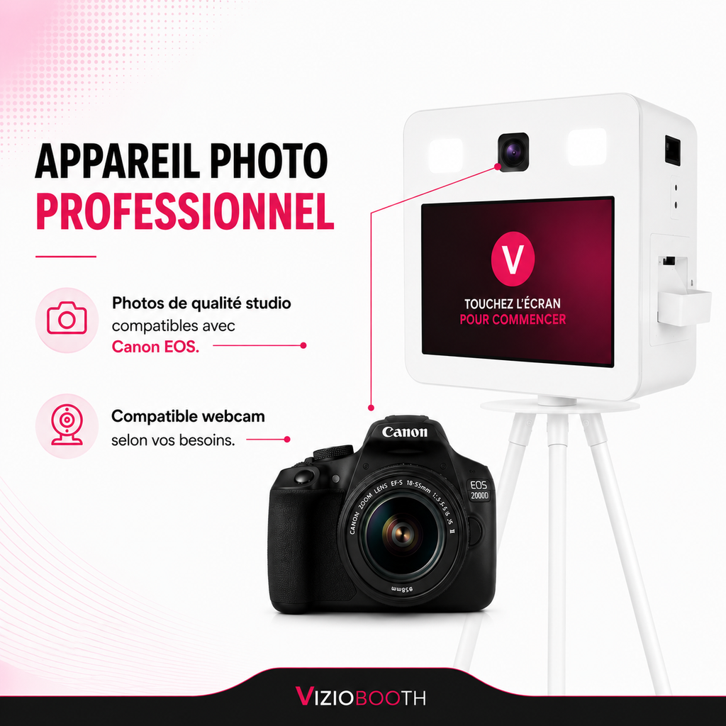 Vinnie Photobooth |  Borne Compacte